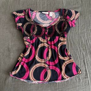 dkny y2k babydoll top